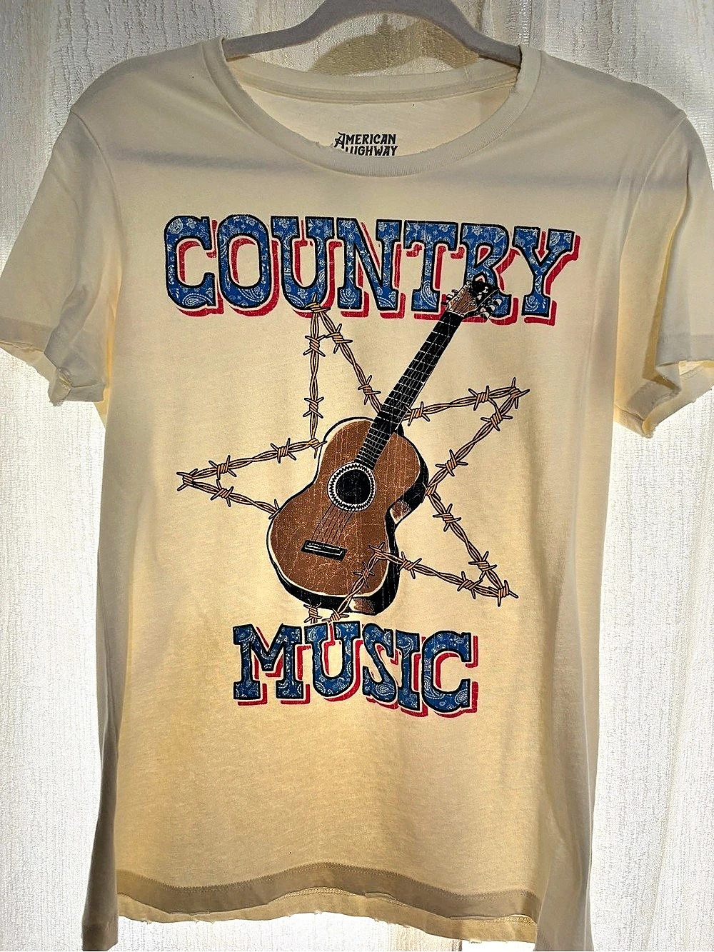 American Highway Country Music Short Sleeve T-Shirt Tee